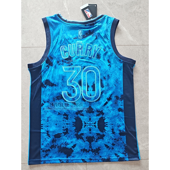 Maglia
 Stephen Curry NO 30 Golden State Warriors Select Series 2023 Blu
